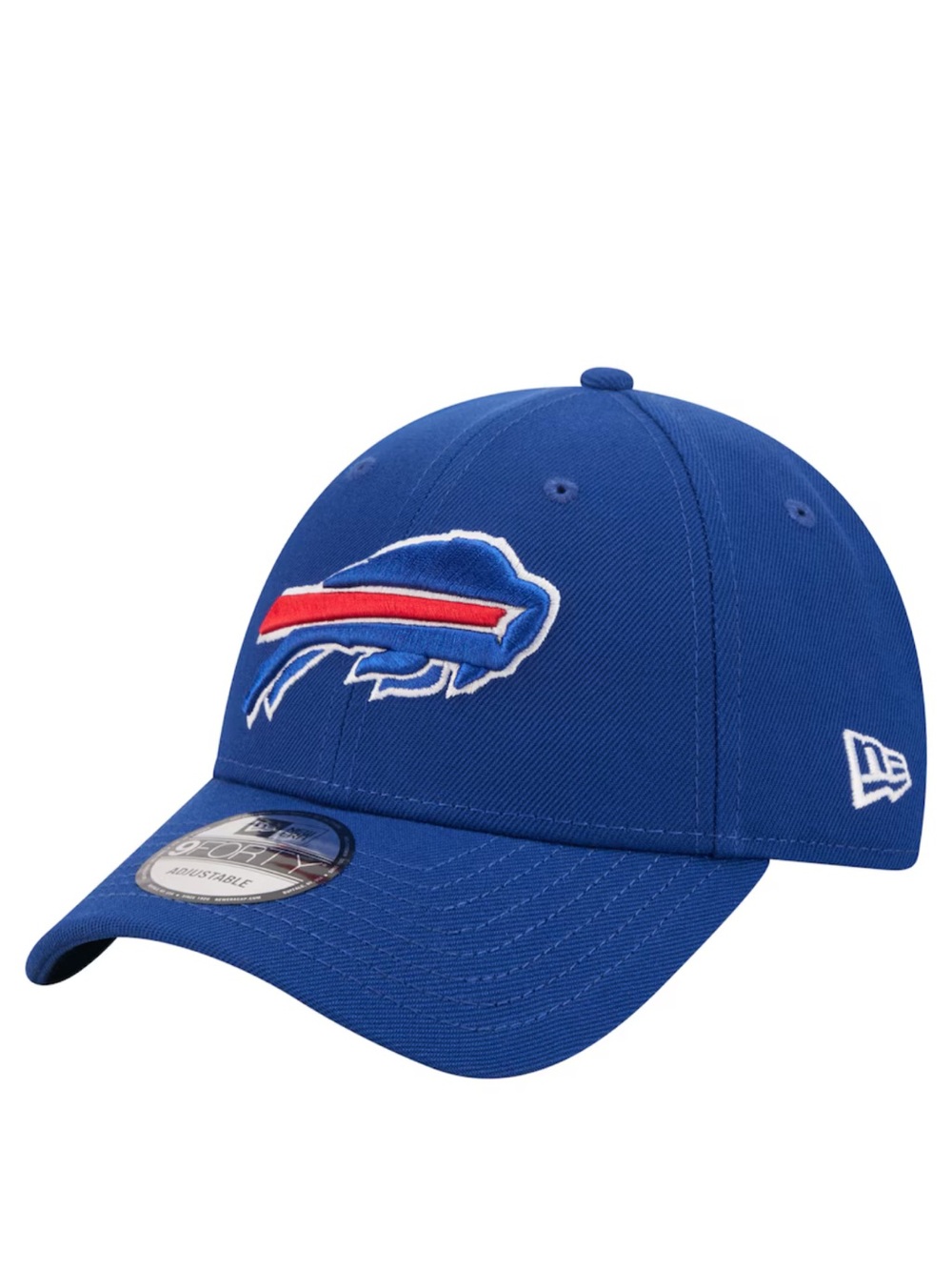 New Era Blue Buffalo Bills Embroidered Logo Cap with Red & White Accents